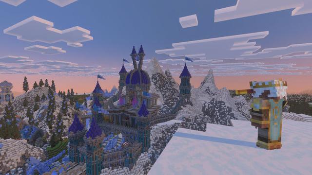 Screenshot of the Minecraft Bedrock Marketplace product Frozen Kingdom created by GoE-Craft.