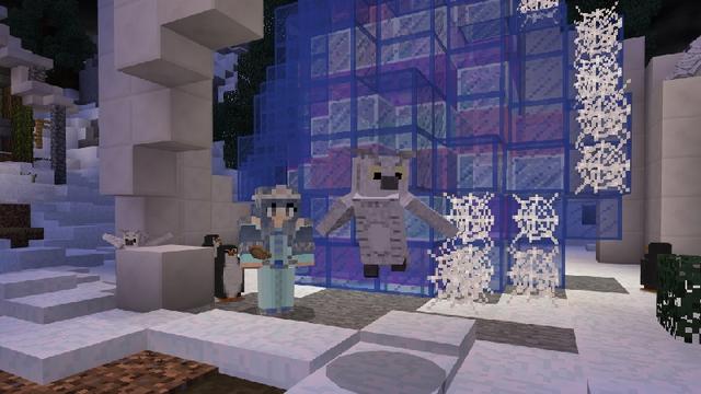 Screenshot of the Minecraft Bedrock Marketplace product Frozen Kingdom created by GoE-Craft.
