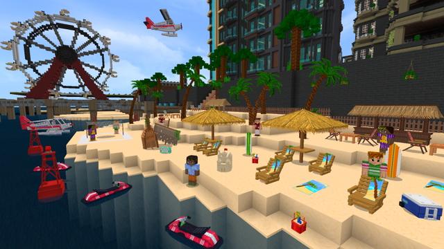 Screenshot of the Minecraft Bedrock Marketplace product Furniture : Summer Expansion created by GoE-Craft.
