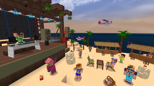 Screenshot of the Minecraft Bedrock Marketplace product Furniture : Summer Expansion created by GoE-Craft.