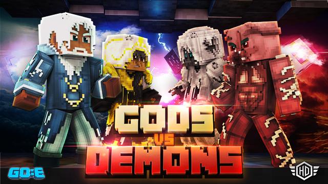 Thumbnail of the Minecraft Bedrock Marketplace product Gods vs Demons created by GoE-Craft.