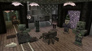 Screenshot of the Minecraft Bedrock Marketplace product Grayscale Texture Pack created by GoE-Craft.
