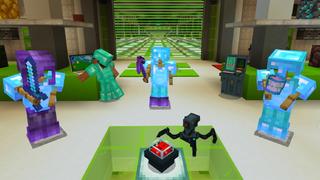 Screenshot of the Minecraft Bedrock Marketplace product Hacker Cruise created by GoE-Craft.