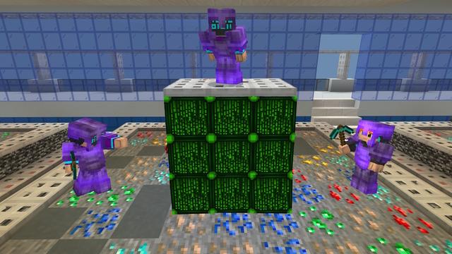 Screenshot of the Minecraft Bedrock Marketplace product Hacker Cruise created by GoE-Craft.