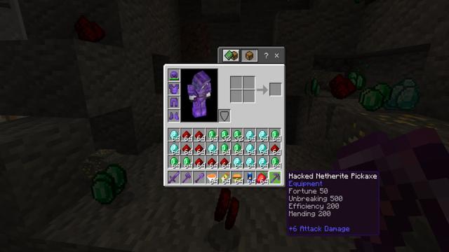 Screenshot of the Minecraft Bedrock Marketplace product Hacker Mansion created by GoE-Craft.