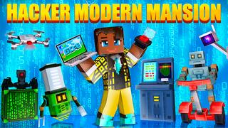 Thumbnail of the Minecraft Bedrock Marketplace product Hacker Modern Mansion created by GoE-Craft.