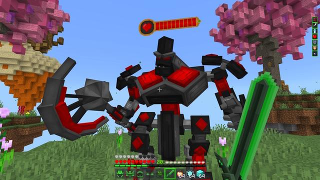 Screenshot of the Minecraft Bedrock Marketplace product Hacker Skyblock created by GoE-Craft.