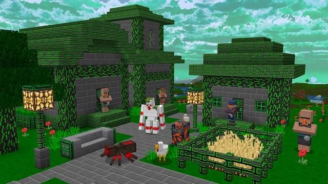Screenshot of the Minecraft Bedrock Marketplace product Hacker Texture Pack created by GoE-Craft.