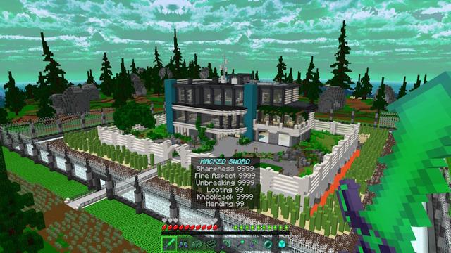 Screenshot of the Minecraft Bedrock Marketplace product Hacker Texture Pack created by GoE-Craft.