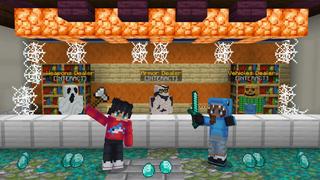 Screenshot of the Minecraft Bedrock Marketplace product Halloween Mansion created by GoE-Craft.