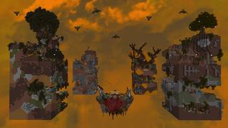 Screenshot of the Minecraft Bedrock Marketplace product Halloween Parkour Chunks created by GoE-Craft.