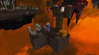 Screenshot of the Minecraft Bedrock Marketplace product Halloween Skyblock created by GoE-Craft.