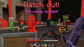 Screenshot of the Minecraft Bedrock Marketplace product Halloween Skyblock created by GoE-Craft.