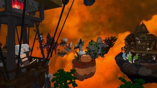 Screenshot of the Minecraft Bedrock Marketplace product Halloween Skyblock created by GoE-Craft.