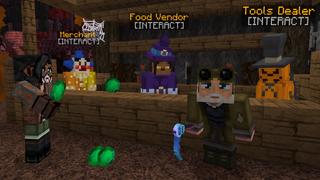 Screenshot of the Minecraft Bedrock Marketplace product Halloween Skyblock created by GoE-Craft.