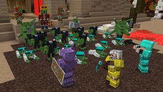 Screenshot of the Minecraft Bedrock Marketplace product Halloween Skyblock created by GoE-Craft.