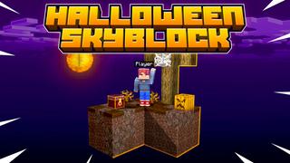 Thumbnail of the Minecraft Bedrock Marketplace product Halloween Skyblock created by GoE-Craft.