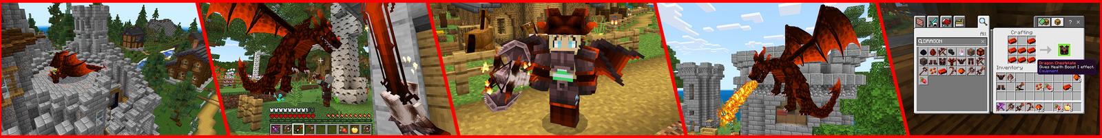 Panorama of the Minecraft Bedrock Marketplace product HARDCORE: Dragon World created by GoE-Craft.