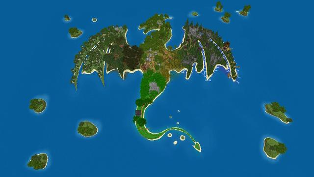 Screenshot of the Minecraft Bedrock Marketplace product HARDCORE: Dragon World created by GoE-Craft.