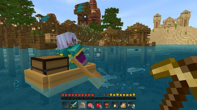 Screenshot of the Minecraft Bedrock Marketplace product Hardcore Wilderness Survival created by GoE-Craft.