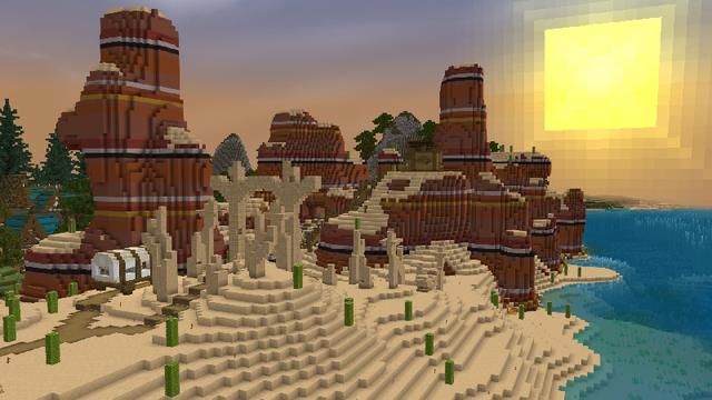 Screenshot of the Minecraft Bedrock Marketplace product Hardcore Wilderness Survival created by GoE-Craft.