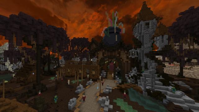 Screenshot of the Minecraft Bedrock Marketplace product Haunted Apocalypse created by GoE-Craft.