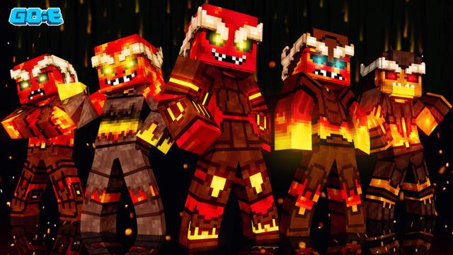 Thumbnail of the Minecraft Bedrock Marketplace product Inferno Demons created by GoE-Craft.