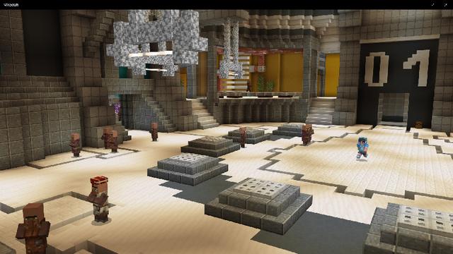 Screenshot of the Minecraft Bedrock Marketplace product Invisible Hideout created by GoE-Craft.