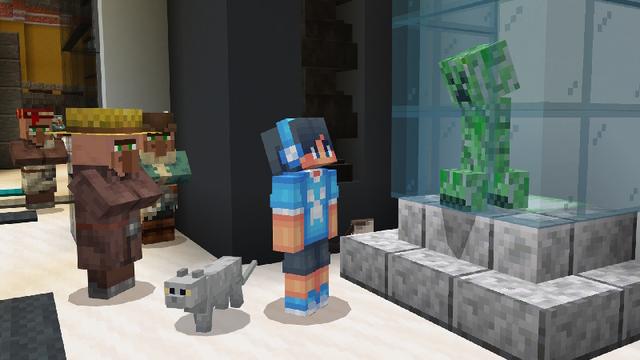 Screenshot of the Minecraft Bedrock Marketplace product Invisible Hideout created by GoE-Craft.