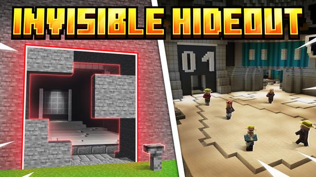 Thumbnail of the Minecraft Bedrock Marketplace product Invisible Hideout created by GoE-Craft.