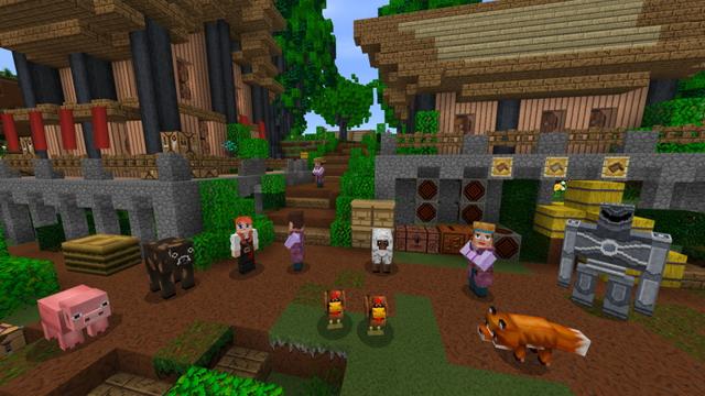 Screenshot of the Minecraft Bedrock Marketplace product Kingdom Craft created by GoE-Craft.