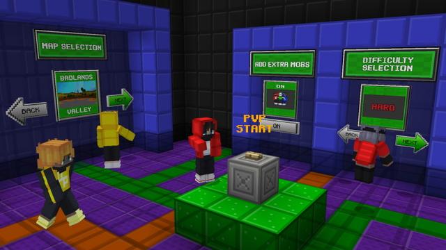 Screenshot of the Minecraft Bedrock Marketplace product Kit PvP created by GoE-Craft.
