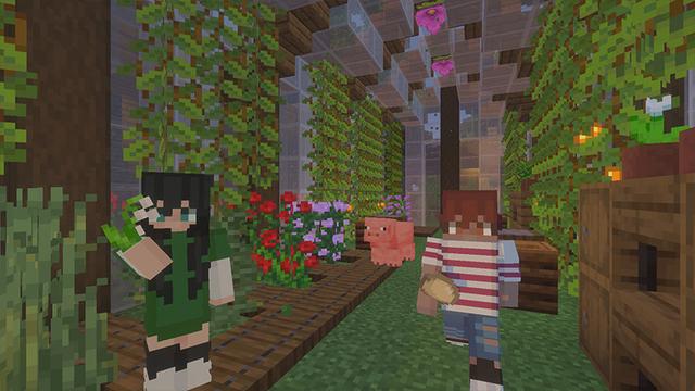 Screenshot of the Minecraft Bedrock Marketplace product Lakeside Cabin created by GoE-Craft.
