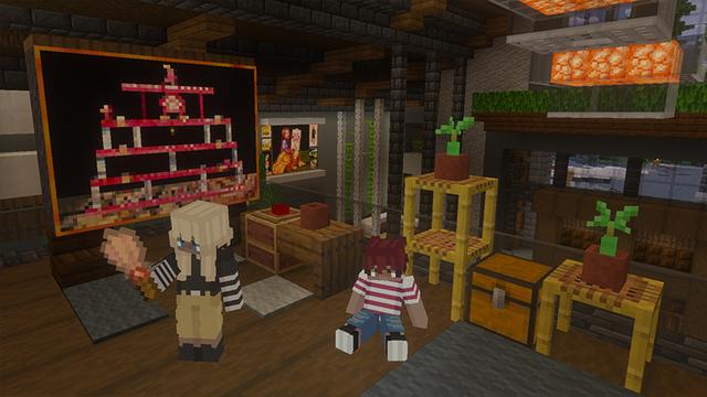 Screenshot of the Minecraft Bedrock Marketplace product Lakeside Cabin created by GoE-Craft.