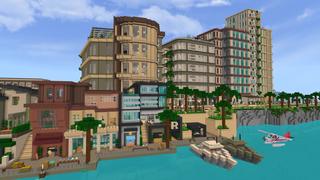 Screenshot of the Minecraft Bedrock Marketplace product Life in Miami Beach created by GoE-Craft.