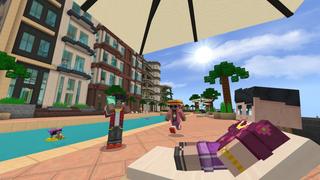 Screenshot of the Minecraft Bedrock Marketplace product Life in Miami Beach created by GoE-Craft.