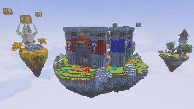 Screenshot of the Minecraft Bedrock Marketplace product Lucky Block Bed Wars created by GoE-Craft.