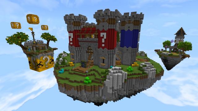 Screenshot of the Minecraft Bedrock Marketplace product Lucky Block Bed Wars created by GoE-Craft.