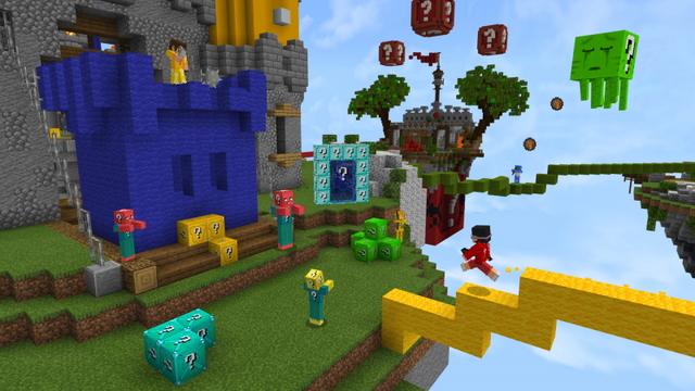Screenshot of the Minecraft Bedrock Marketplace product Lucky Block Bed Wars created by GoE-Craft.