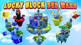 Thumbnail of the Minecraft Bedrock Marketplace product Lucky Block Bed Wars created by GoE-Craft.