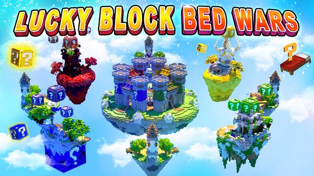 Thumbnail of the Minecraft Bedrock Marketplace product Lucky Block Bed Wars created by GoE-Craft.