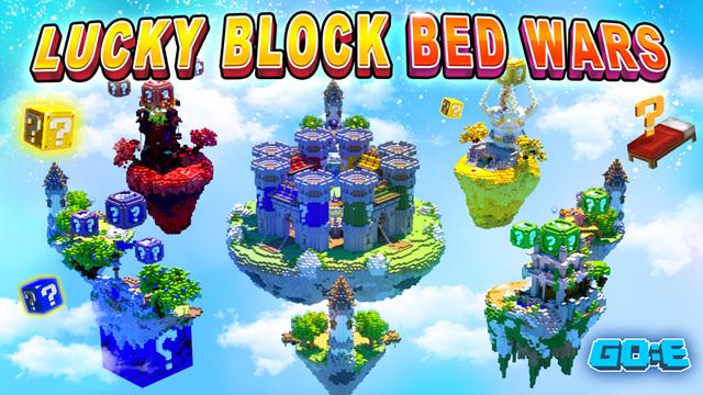 Thumbnail of the Minecraft Bedrock Marketplace product Lucky Block Bed Wars created by GoE-Craft.