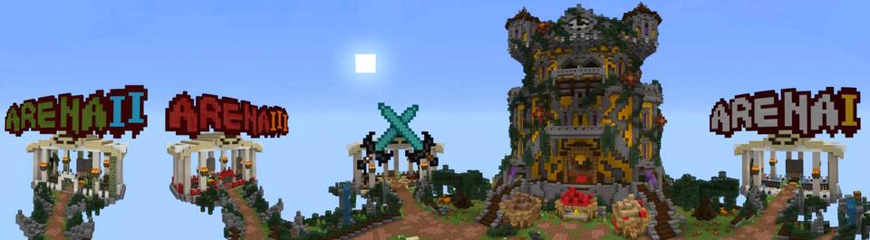 Panorama of the Minecraft Bedrock Marketplace product Lucky Mobs - Battle Arena created by GoE-Craft.