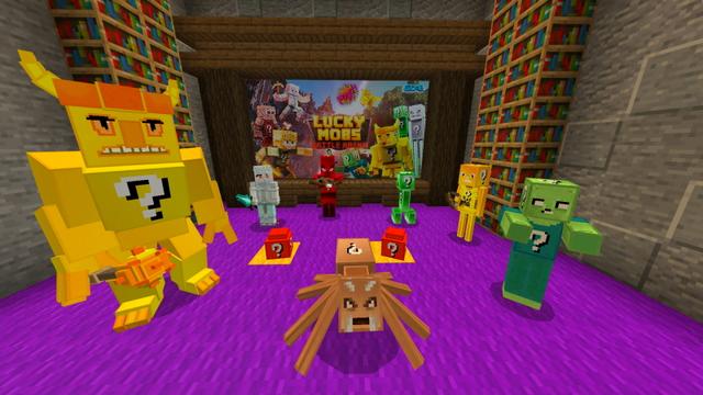 Screenshot of the Minecraft Bedrock Marketplace product Lucky Mobs - Battle Arena created by GoE-Craft.
