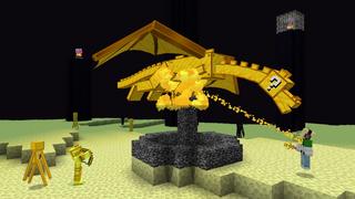 Screenshot of the Minecraft Bedrock Marketplace product Lucky Mobs created by GoE-Craft.