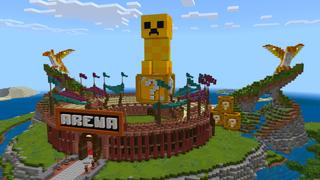 Screenshot of the Minecraft Bedrock Marketplace product Lucky Mobs created by GoE-Craft.