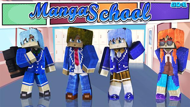 Thumbnail of the Minecraft Bedrock Marketplace product Manga School created by GoE-Craft.
