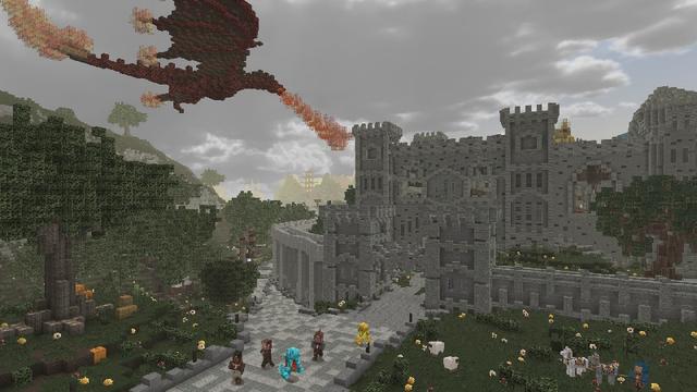 Screenshot of the Minecraft Bedrock Marketplace product Medieval Realism 128x / 64x created by GoE-Craft.