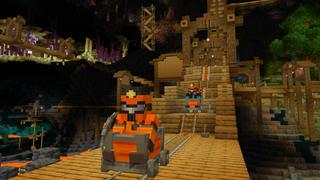 Screenshot of the Minecraft Bedrock Marketplace product MEGA MINESHAFT created by GoE-Craft.