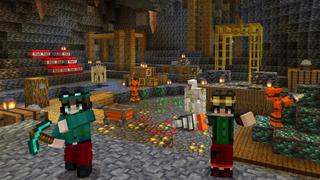 Screenshot of the Minecraft Bedrock Marketplace product MEGA MINESHAFT created by GoE-Craft.